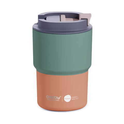 ASOBU Coffee Express cestovní termohrnek PASTEL GREEN, 355ml