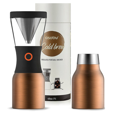ASOBU COLD BREW kávovar s termoskou COPPER, 1100ml