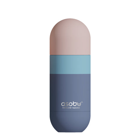 ASOBU ORB cestovní termoska PASTEL BLUE, 420ml