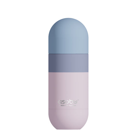 ASOBU ORB cestovní termoska PASTEL PINK, 420ml