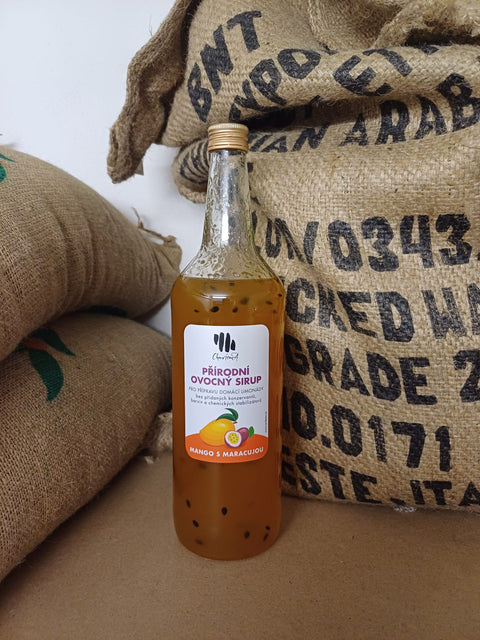 Přírodní ovocný sirup - mango s maracujou