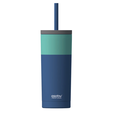 ASOBU SUPERB SIPPY cestovní termohrnek PASTEL BLUE, 590ml