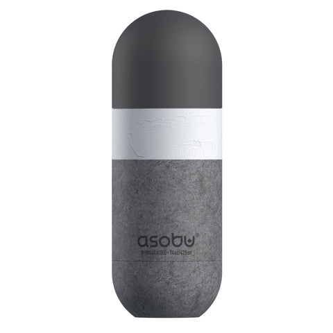 ASOBU ORB cestovní termoska CONCRETE, 420ml