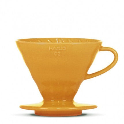 Hario V60 keramický 02 - hořčicová (+ 40 filtrů)