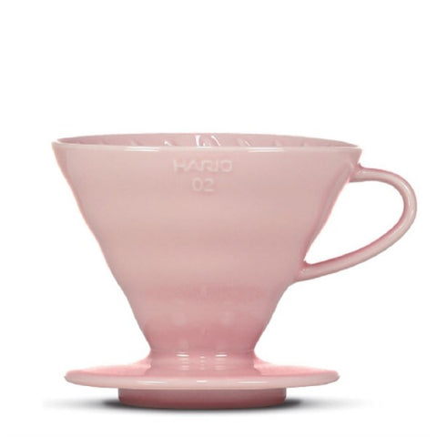 Hario V60 keramický 02 - růžová (+ 40 filtrů)