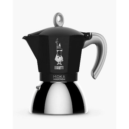 Bialetti Moka Induction - 4 šálky (černá)