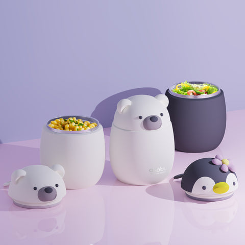 ASOBU BESTIE FOODIES PENGUIN, termoska na jídlo TUČŇÁK , 600ml