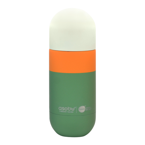 ASOBU ORB cestovní termoska PASTEL GREEN, 420ml