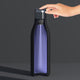 ASOBU Antibakteriální láhev s UV světlem na vodu BLACK, 500ml